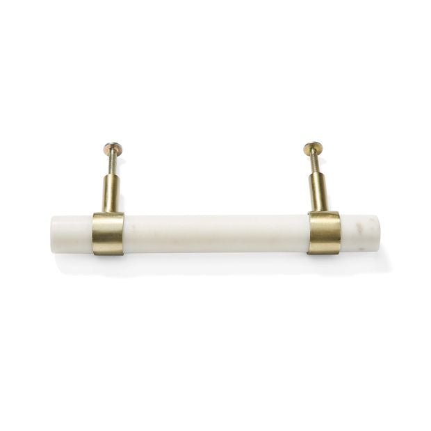 2 Pack Large Marble and Gold Look Handles - Anko