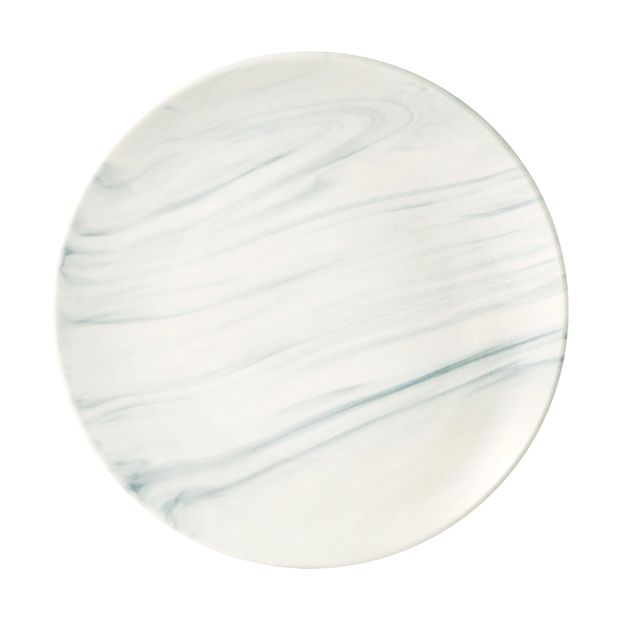 Grey Marble Look Side Plate - Anko