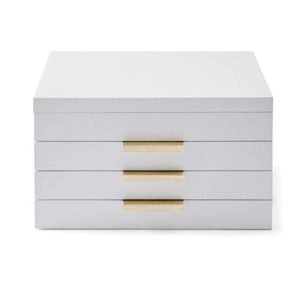 4 Tier White Jewellery Box - Anko