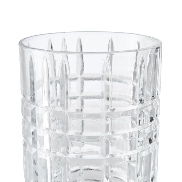 6 Pack Clear Harvey Tumbler Glasses - Anko