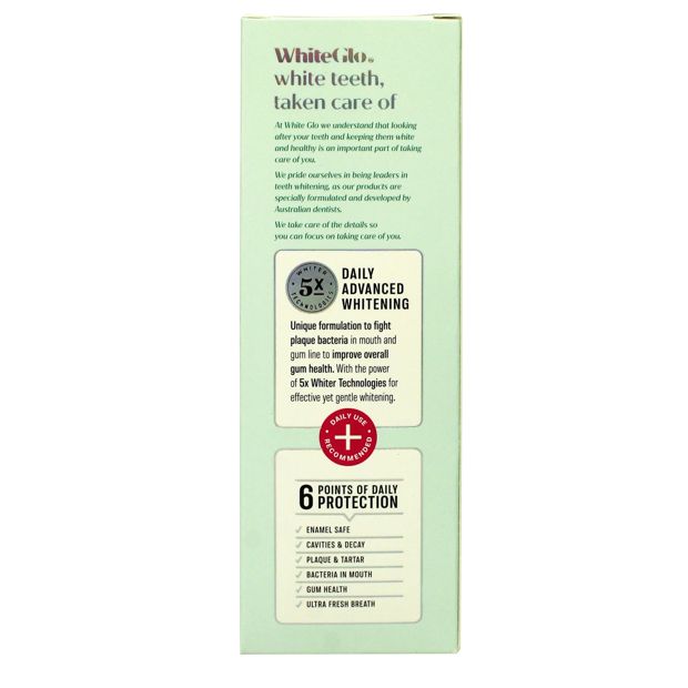 White Glo Gum Health Total Protection Whitening Toothpaste 115g