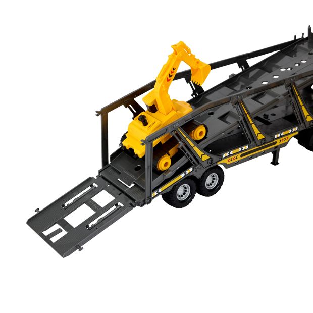 Lights and Sounds Construction Hauler Playset