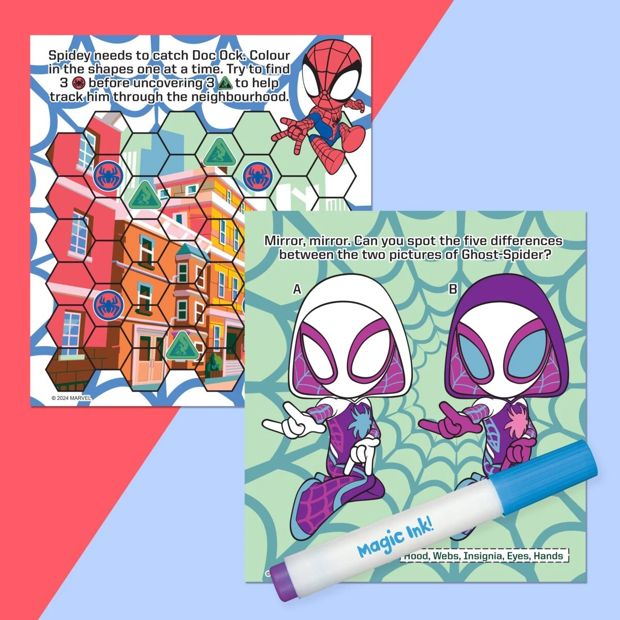 INKredibles Disney Junior Marvel Spidey and His Amazing Friends Magic Ink Pictures - Book