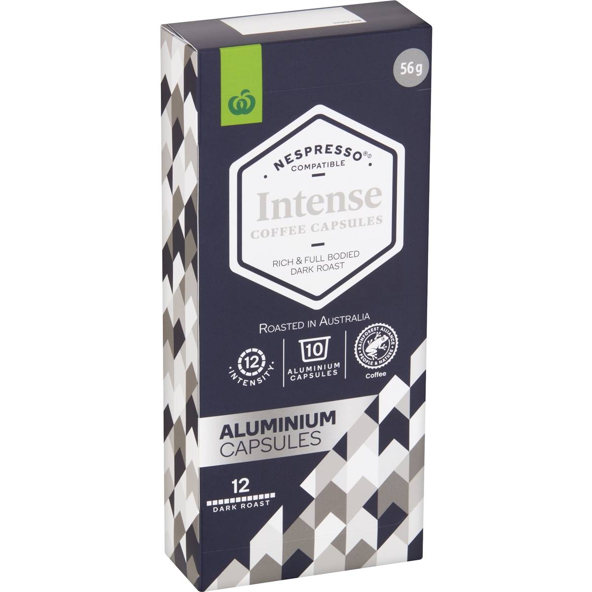 Woolworths Nespresso Compatible Coffee Capsules Intense 10 Pack