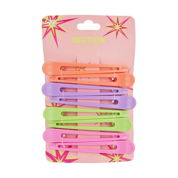 8 Pack Section Clips - OXX Haircare