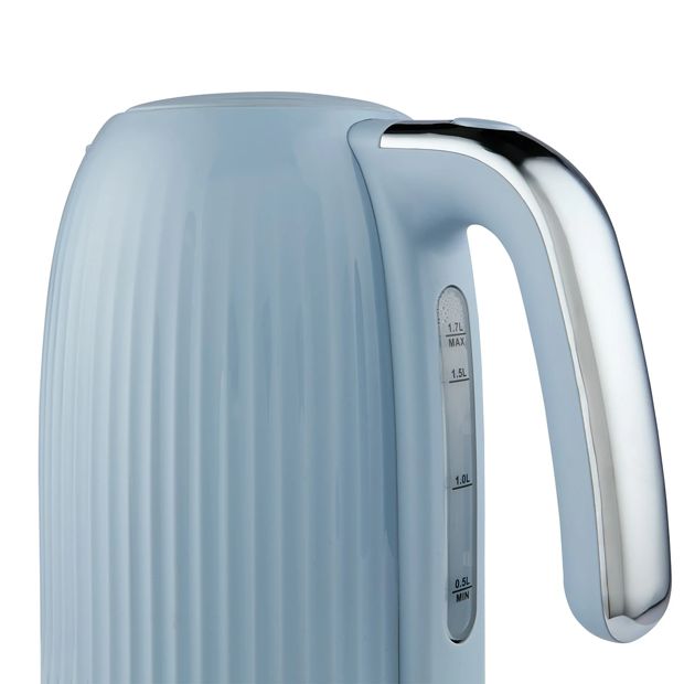 1.7L Retro Kettle, Blue - Anko