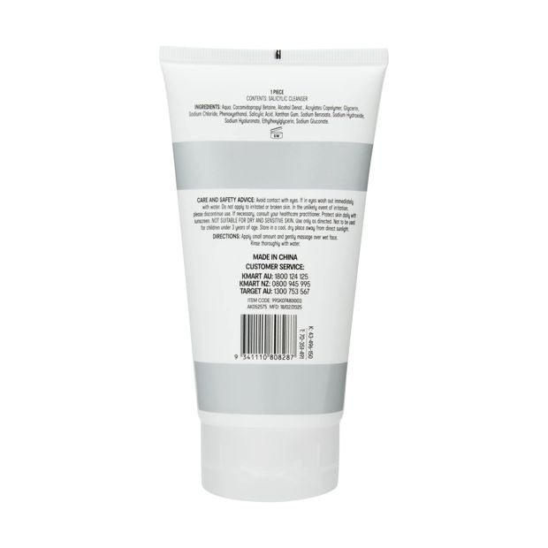 Cleanser 150ml, Salicylic Acid - OXX Skincare