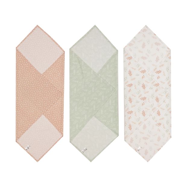 3 Pack Flannelette Wraps, Autumn - Anko