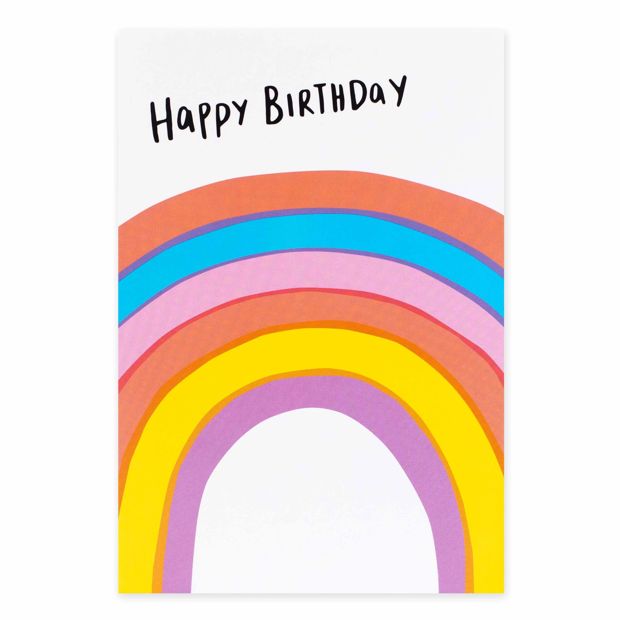 Rainbow Birthday Card