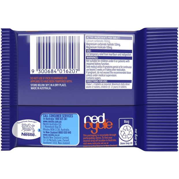 5 Pack Quick-Eze Original Rapid Relief Tablets