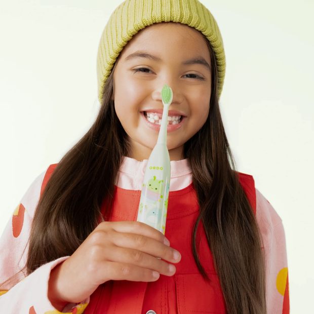 Original Squishmallows 2 Pack Ordo Sonic Kids Battery Brush Heads - Rutabaga