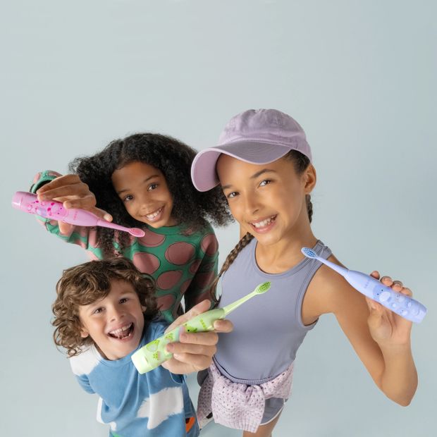 Original Squishmallows 2 Pack Ordo Sonic Kids Battery Brush Heads - Wanda