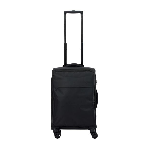 60cm 8 Wheels Lightweight Soft Case, Black - Anko