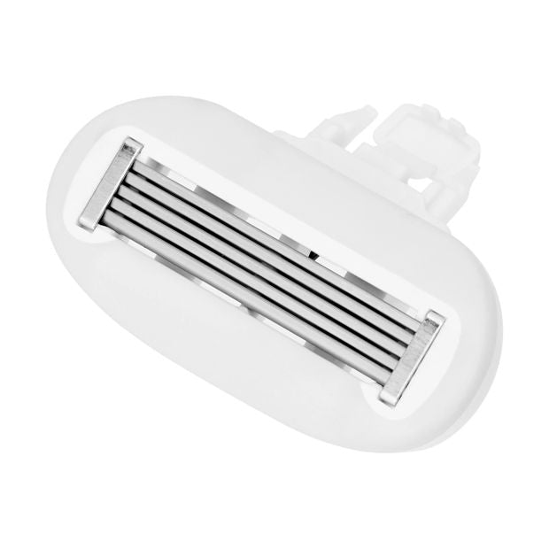 3 Pack Smooth Razor Refill Cartridges, White - OXX Bodycare