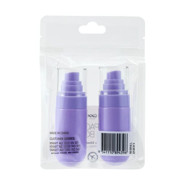 2 Pack Spray Bottle, Purple - OXX Travel