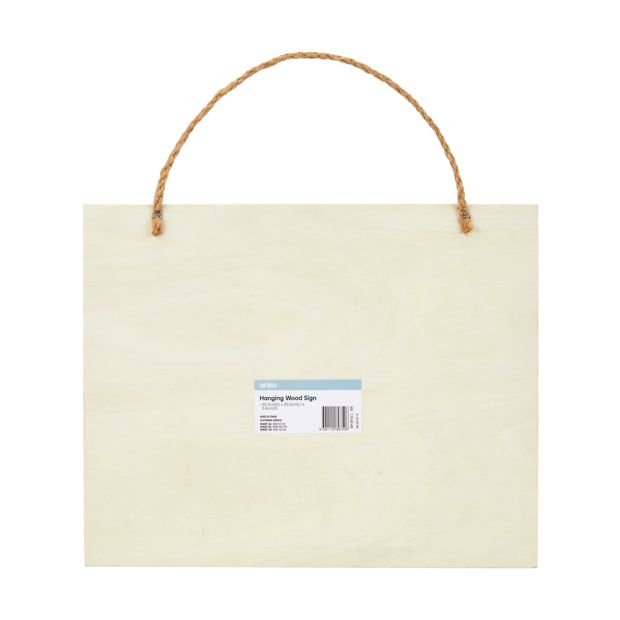 Hanging Wood, Sign - Anko