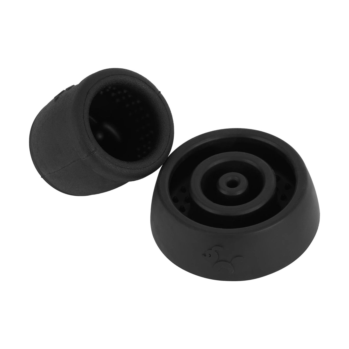 2 Pack Pet Rubber Treat Chew - Black