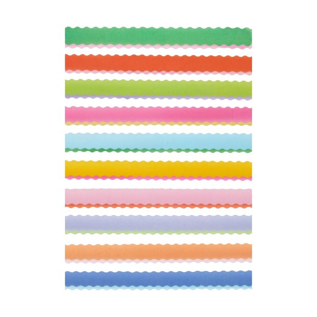 10 Pack Washi Tapes, Wavy - Anko