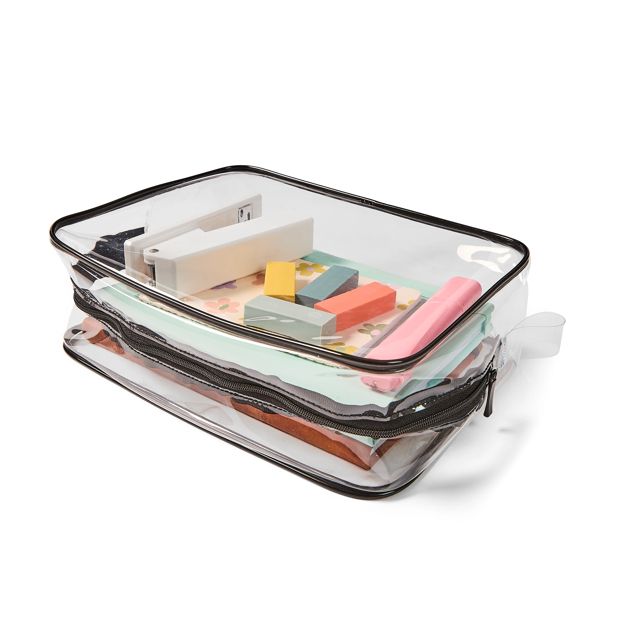 Anko 3 Piece Clear Soft Packing Cube Set