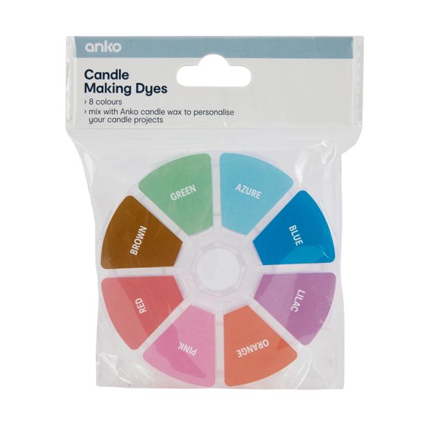 8 Pack Candle Making Dyes - Anko