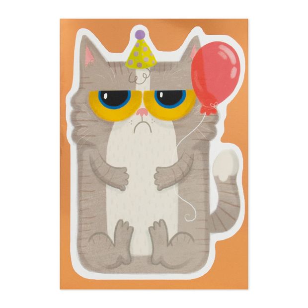 Hallmark Interactive Sound Birthday Card - Grumpy Cat