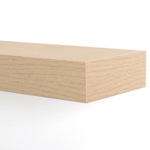 5 Pack Floating Shelves, Oak Look - Anko