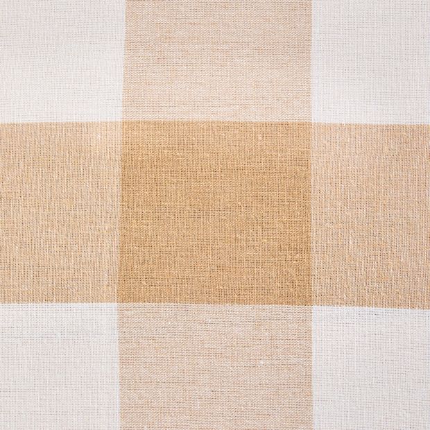 Check Tablecloth, Biscuit - Anko