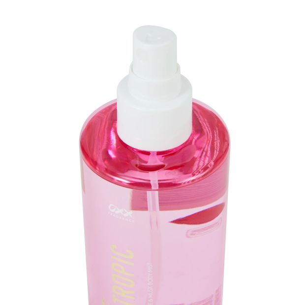Pink Tropic Summer Solstice Body Mist 300ml, Tropical Flower, Jasmine and Musk - OXX Bodycare