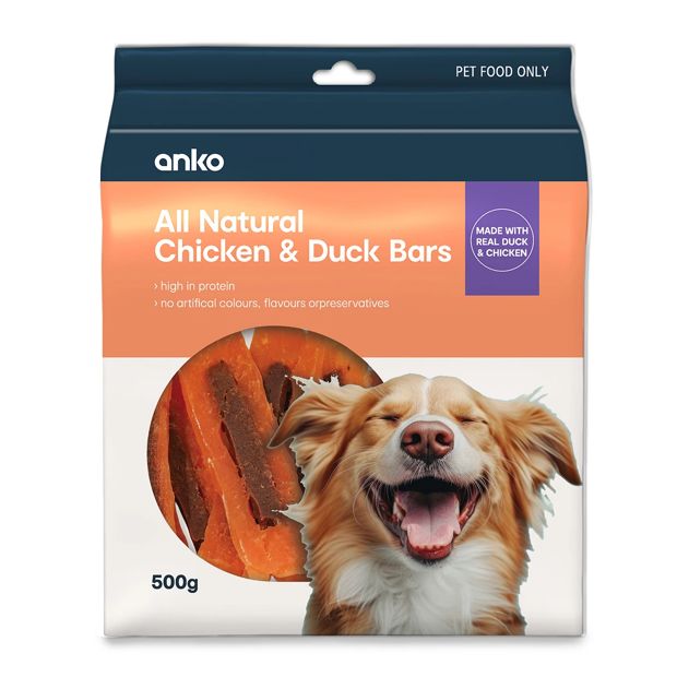 Pet Treat Chicken and Duck Bars - Anko