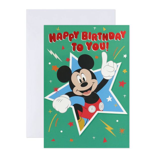 Hallmark Interactive Sound Birthday Card - Mickey Mouse