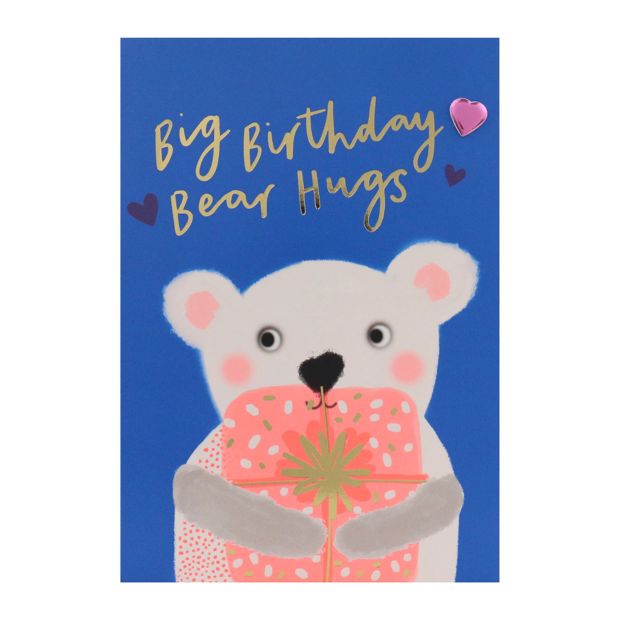 Connections from Hallmark Birthday Card - Big Bear Hugs