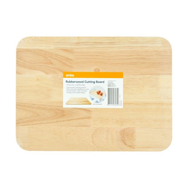 Rubberwood Cutting Board - Anko
