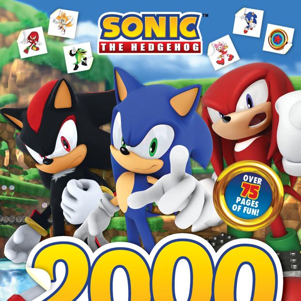 Sonic The Hedgehog 2000 Sticker Activity Book