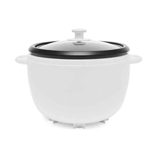 10 Cup Family Rice Cooker, White - Anko