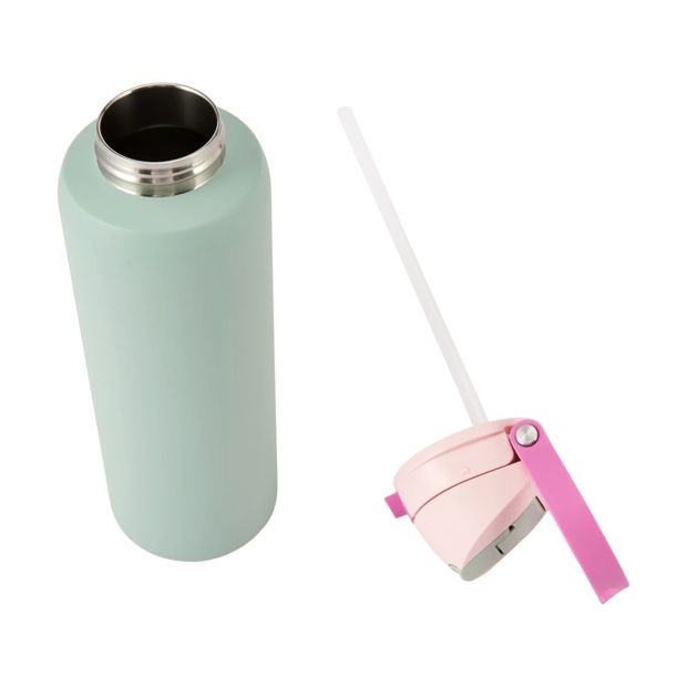 940ml Sage Dual Function Drink Bottle - Anko