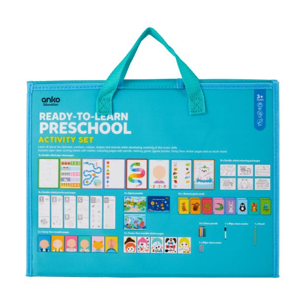 Ready-To-Learn Preschool Activity Set - Anko