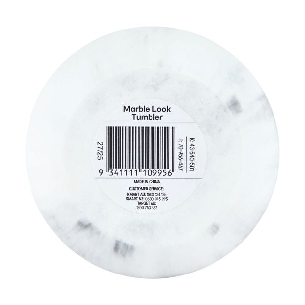 Marble Look Tumbler - Anko