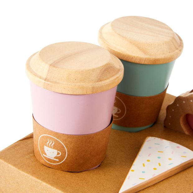 12 Piece Wooden Babyccino Set - Anko
