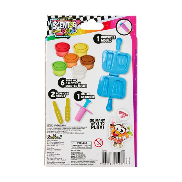 10 Piece Scentos Scented Dough Dining Out Set - Frozen Treats