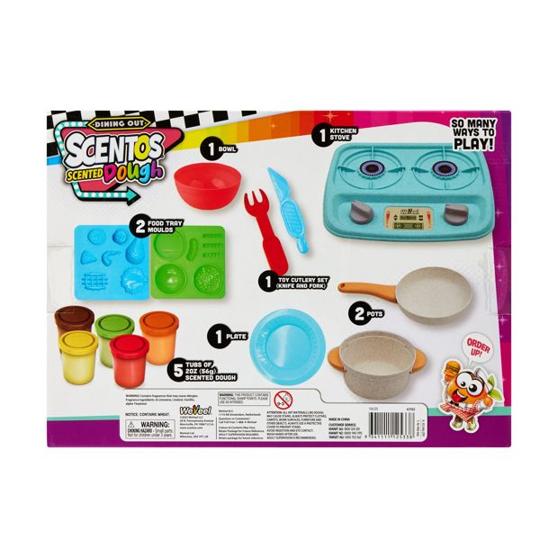 14 Piece Scentos Scented Dough Dining Out: Cooking with Dough