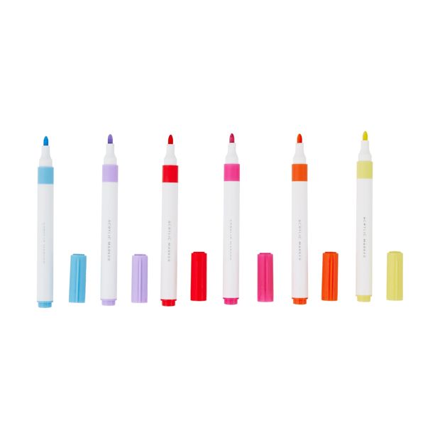 12 Pack Acrylic Markers