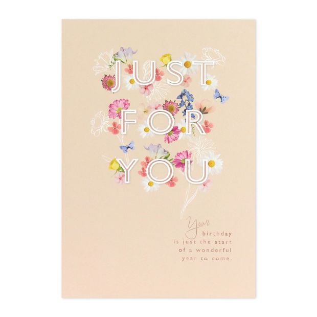 Connections from Hallmark Birthday Card - Just for You