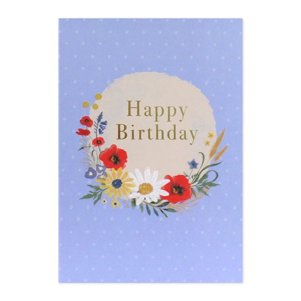 Connections from Hallmark Birthday Card - Colourful Flowers