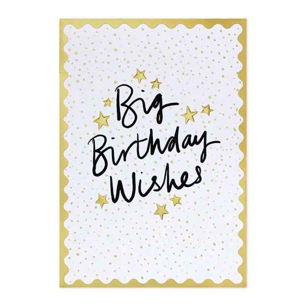 Connections from Hallmark Birthday Card - Big Birthday Wishes