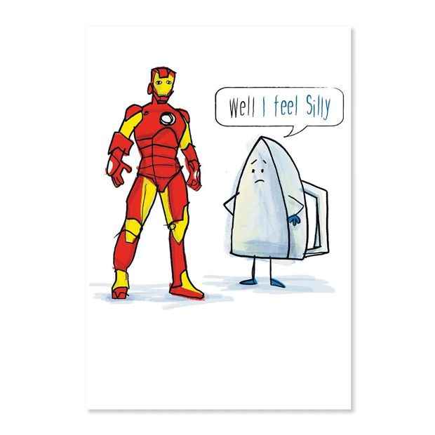 Superhero Card - Comic Character Design