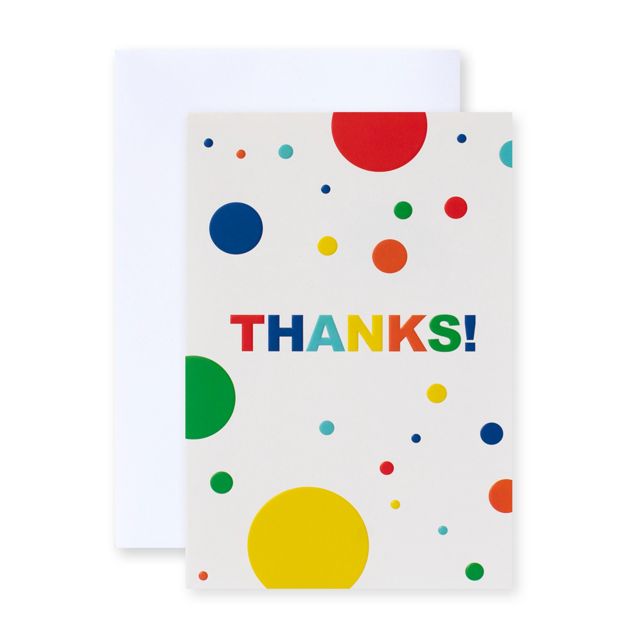 12 Pack Hallmark Thank You Cards - Colourful Thanks!
