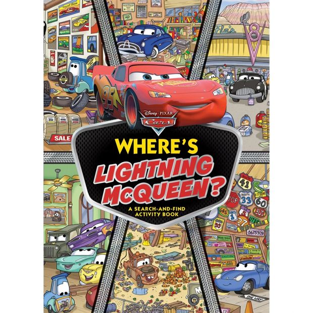 Disney Pixar Cars: Where's Lightning McQueen? - A Search-and-Find Activity Book
