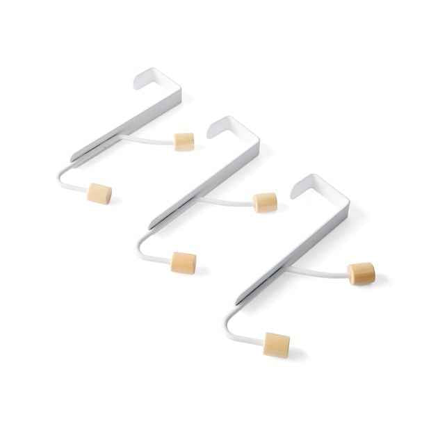 3 Pack Over The Door Hooks - Anko