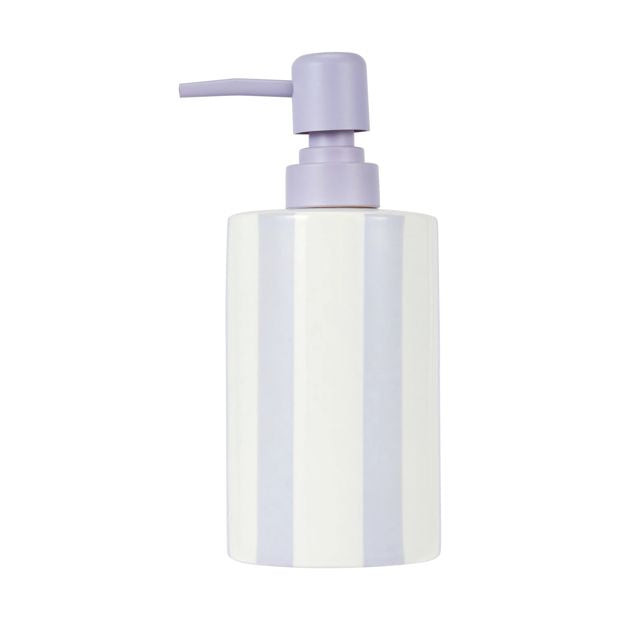 Stripe Soap Dispenser, Lilac - Anko