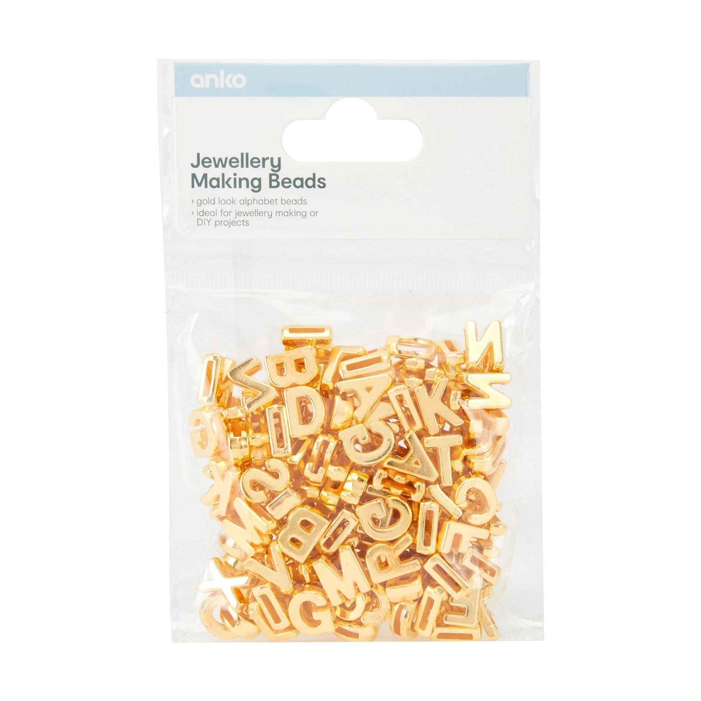 Jewellery Making Beads - Gold Look